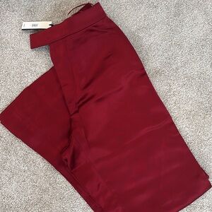 Banana Republic Women's Wine Red Work Pants